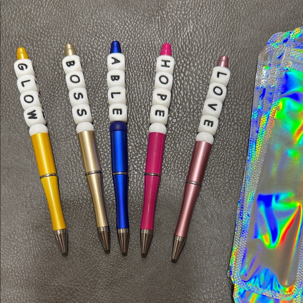 Colorful Motivational Pens Set